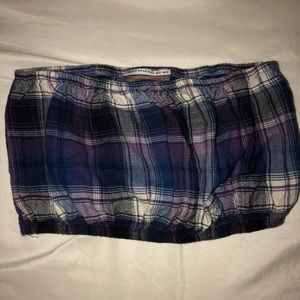 Urban Renewal Plaid Tube Top